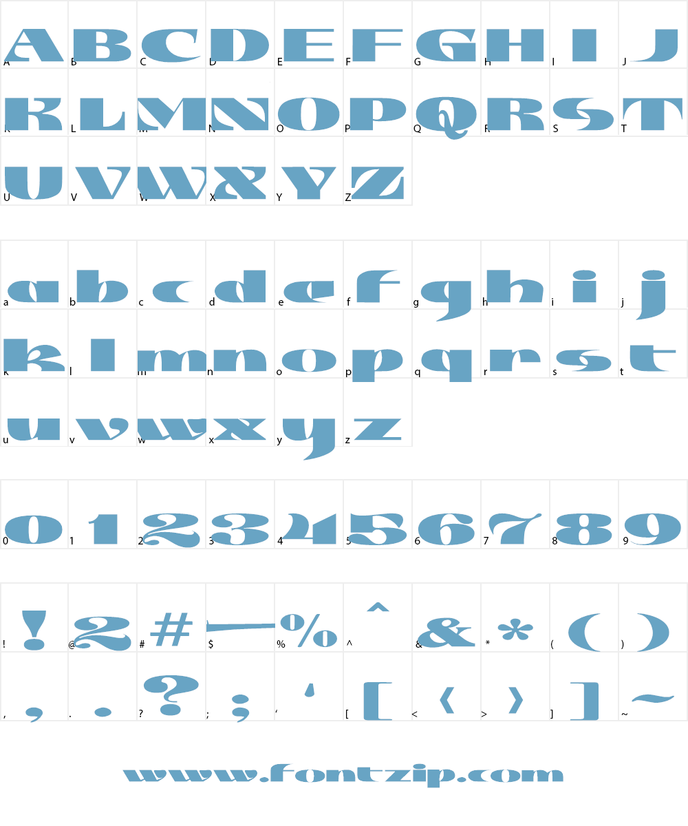 JMH Jezail Font Character